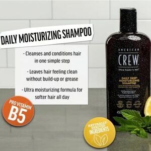 American Crew Daily Deep Moisturizing Shampoo 15.2 FL oz